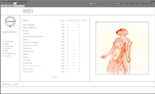 Screenshot du site index-CélineNotheaux