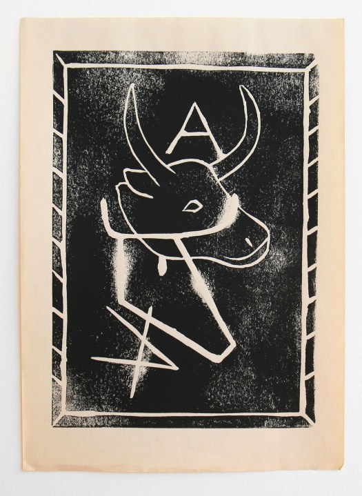 Celine Notheaux, linogravure-A