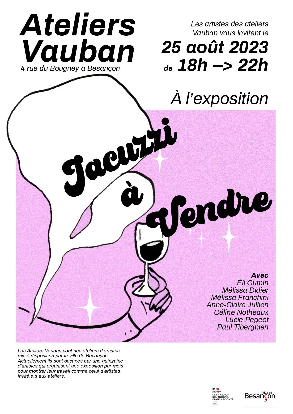 Exposition - jacuzzi à vendre - Atelier Vauban Besancon